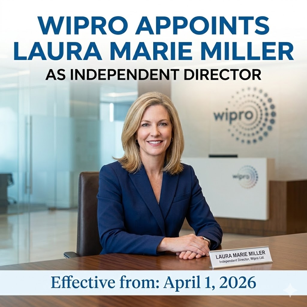 Wipro Appoints Laura Marie Miller As Independent Director From April 2026